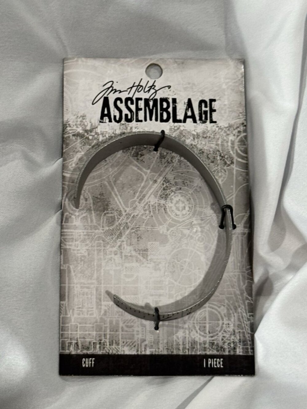 Tim Holtz Assemblage Cuff Bracelet Ruler New Craft Junk Journal Scrapbook Core